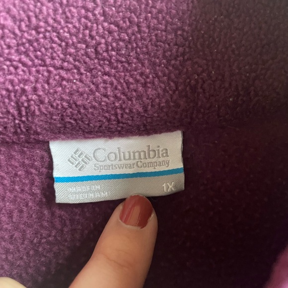 Columbia Purple Fleece Jacket - Picture 4 of 8